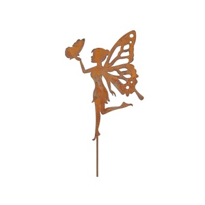 Bâton de jardin artistique en métal en fer avec finition faite à la main idéal pour l'aménagement paysager de jardin et la décoration intérieure extérieure - Product Image 5