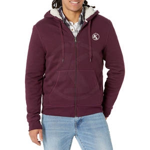 Sudadera con capucha de lana para hombre, prenda deportiva masculina de alta calidad, transpirable, de Color personalizado, bajo nivel de protección, para invierno - Product Image 2