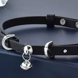 Logo personnalisé imprimé à bas prix Col en cuir Dernier design Vente en gros Col en cuir pour femmes Fabriqué au Pakistan - Product Image 2