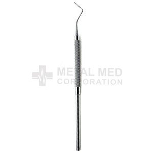 Sonde parodontale graduée manuelle en acier inoxydable de haute qualité/modèle de sonde à l'échelle MM-260825-19 de Metal Med Corporation - Product Image 6