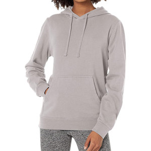 Sweat à capuche personnalisé en coton tricoté doux et respirant, écologique, pour femme, décontracté, hiver, avec logo frontal, commandes en gros 2025 - Product Image 6