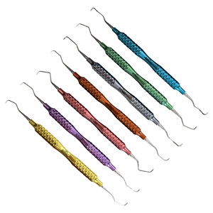 Nha sĩ sử dụng Nha khoa Răng miệng chiết xuất scalers kit đa sự lựa chọn màu sắc nóng bán thép không gỉ và nhựa nha khoa curettes - Product Image 3