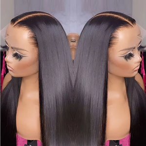 Perruque Lace Front 13x6 hd cheveux bruts cheveux alignés sur les cuticules perruque Lace Frontal hd perruques de cheveux humains sans colle pour femmes - Product Image 5