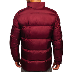 Veste matelassée à col montant pour homme Imperméable et respirante Protection hivernale durable pour une utilisation en extérieur par temps froid - Product Image 3