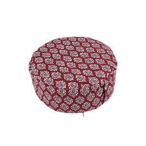 Coussin de méditation Zafu confortable non plissé - Entièrement imprimé 100% coton, garni de sarrasin, amovible et lavable - Meilleures ventes - Product Image 5