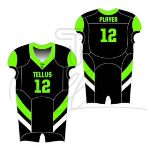 Maillot de football américain à 12 panneaux, très vendu, de haute qualité, unisexe, manches courtes, imprimé, vêtements de sport - Product Image 4