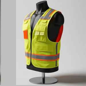 Gilets de sécurité pour hommes garde de sécurité veste uniforme d'hiver gilet haute visibilité logo gilet travail Construction vêtements - Product Image 3