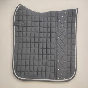 EQUESTRIN English All-Purpose Polycotton Lining <b>Polyfill</b> Filling Jumping Dressage Saddle Pads Set Custom Logo All Sizes - Product Image 1