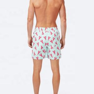 Maillot de bain d'été High Street imprimé personnalisé pour hommes 100% short en maille à motif solide en polyester pour sublimation - Product Image 4