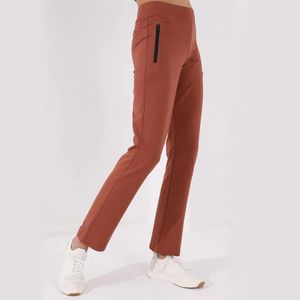 Women's Custom Logo High Waist Breathable Joggers Pants with Elastic Decorations Summer <b>Lounge</b> Yoga Workout Sweatpants Pockets - Product Image 3