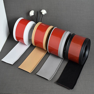 Rodapié <span class=keywords><strong>autoadhesivo</strong></span> Base de PVC Decoración Sala de estar Vinilo Peel and Stick Protección de bordes de goma 10cm - Product Image 1