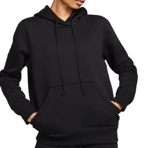 Wholesale Heavyweight Custom Logo Oversized Blank Hoodie Cotton Fleece Pullover <b>Drop</b> Shoulder Costamizable Hoodie for Women - Product Image 1