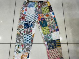 Boho Hippie Patchwork Pantalones Hombre Mujer Algodón Verano Funky Hippy Pantalones Unisex Boho Algodón Pantalones Yoga Pantalones - Product Image 3