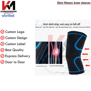 Rodillera de fitness de grado profesional Soporte de rodilla de levantamiento de pesas duro, manga de rodilla de compresión Protección articular de sentadillas profundas - Product Image 3