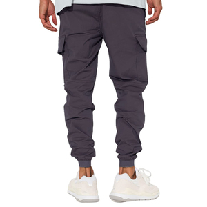 Men's Lightweight Cotton Cargo Jogger Pants Zip Closure Breathable Sweatpants Featuring Big Pocket for Casual Streetwear Big - Product Image 5