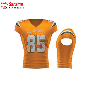 Sublimación universitaria personalizada Aparejos para adultos Sarga Camisetas para jóvenes Kits Disfraces Práctica y pantalones Conjunto Uniforme de fútbol americano, - Product Image 2