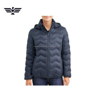 Chaqueta Acolchada Unisex de Otoño, Transpirable, Ligera, con Capucha, Forro de Nailon, Diseño Sólido, Estilo con Cremallera, Gruesa y Lisa - Product Image 4