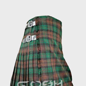 Premium Tartan Scottish Kilt Traditional Brown Watch Tartan Kilt With Dual <b>Buckle</b> <b>Straps</b>, Utility Kilts Supplier - Product Image 2
