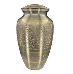 Urnes funéraires finies en émail noir pour cendres humaines Urnes en métal de décoration d'intérieur modernes et élégantes fabriquées en Inde - Product Image 6