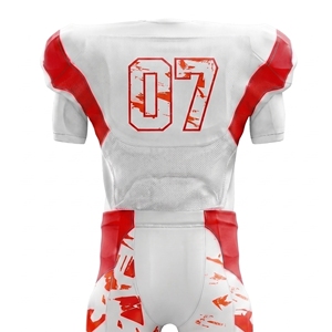 Uniforme de Fútbol Americano, Conjunto de Jersey Transpirable de Poliéster para Jugadores Adultos, Ropa Deportiva Personalizada OEM para Equipos - Product Image 5