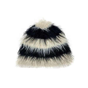 Gorros personalizados para hombre Sombreros para hombre Fabricante Tejido Jacquard Fuzzy Mohair Beanie - Product Image 4