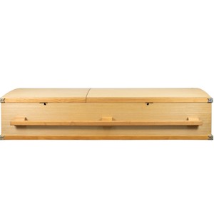 Équipement funéraire OEM ODM, cercueils et cercueils en bois de style américain et européen, cercueil en bois naturel, usine de cercueils au Vietnam - Product Image 2