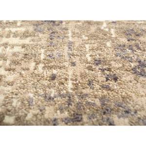 พรมขนสัตว์ถักมือสีเบจน้ำตาล Uvenuti รุ่น AKWL-13025 (Cs-01) พรมห้องนั่งเล่นลายเรขาคณิตสำหรับวัยรุ่น พรมปูพื้นทางเดินในบ้าน รูปทรงสี่เหลี่ยมผืนผ้า - Product Image 3