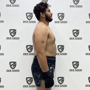 กางเกงมวยแบบยืดหยุ่น MMA สำหรับผู้ชายกางเกงขาสั้นแบบมวยไทยขาสั้นแบบ100% ผ้าโพลีเอสเตอร์ MMA - Product Image 5