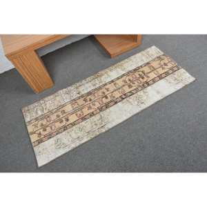 พรมขนแกะสีเบจสไตล์วินเทจ21X52ฟุตงานปะติดผนังขนาดใหญ่คลาสสิกงานแฮนด์เมดพรมปูพื้นด้านหลังเป็นยาง - Product Image 2