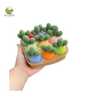Juguetes de Peluche de Zanahoria Hechos a Mano, Muñeco Amigurumi de Algodón Suave, Decoración de Animales de Peluche, 7-12 años - Product Image 3