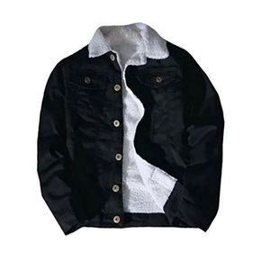 Venta al por mayor OEM personalizado Streetwear chaqueta de mezclilla para hombre diseño rasgado Casual algodón Jean abrigo moda estampado negro azul Rosa ropa de trabajo - Product Image 5