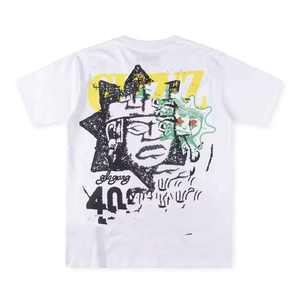 Top qualité T-Shirts vente chaude vêtements pour hommes Streetwear à manches courtes 100% coton Jersey imprimé blanc plaine t-shirts pour hommes - Product Image 4