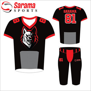 Uniforme de football américain imprimé unisexe bon marché personnalisé produit haut de gamme uniforme américain, - Product Image 2