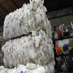 เศษขวดนม HDPE สะอาดมีจำนวนมากเพื่อการรีไซเคิล - Product Image 5