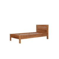 Marco de cama de madera de teca maciza de la mejor calidad, diseño minimalista, cama de panel de tamaño Queen, de Indonesia, de la mejor calidad