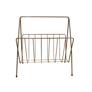 Design élégant Porte-revues en fil métallique Couleur noire industrielle Classeur debout Livres Rangement Étagère Organisateur - Product Image 2