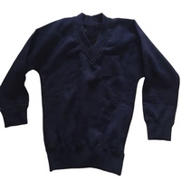 Suéter de Punto Personalizado para Niños, Otoñal, Acrílico, Transpirable, a Rayas, de Alta Calidad, Duradero, con Cuello en V, Manga Larga y Botones