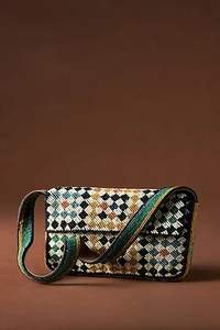 Bolso cruzado bordado moderno con cinturón ajustable - Product Image 5