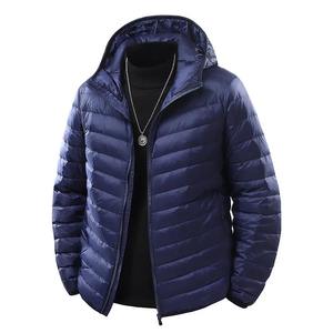 Customized <b>Lightweight</b> Quilted Black Puffer <b>Jacket</b> With Hood Packable Puffer <b>Jacket</b> - Product Image 2