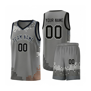 Ensemble de maillot et short de basket-ball personnalisé pour équipe, vêtements de sport en maille respirante de haute qualité, vente en gros d'usine - Product Image 2