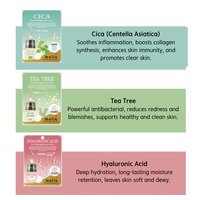 Masques en feuille pour le visage Malie Korea Made Rice Aloe Vera Vitamine C aux herbes hydratantes et nourrissantes, parfum lavande, emballés individuellement, format voyage