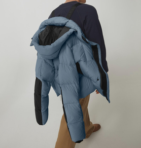 Veste matelassée d'hiver de haute qualité, personnalisée, service OEM, imperméable, coupe-vent, écologique, respirante, séchage rapide, poids lourd - Product Image 3