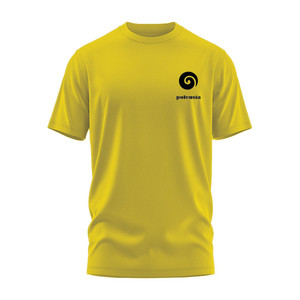 Camiseta de manga corta de gran tamaño de estilo informal de color sólido para hombre, logotipo personalizado, bordado impreso, diseño liso - Product Image 3