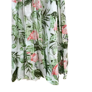 กระโปรงยาวพิมพ์ลายโบฮีเมียนสำหรับผู้หญิงกระโปรงยาวผ้าฝ้ายสไตล์โบฮีเมียนอินเดียสองยางสำหรับฤดูใบไม้ร่วง - Product Image 3