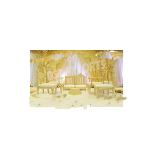 Sillas Mandap de boda hindú real a la venta Juego de sillas Mandap blancas con estilo de boda francesa Nuevas sillas Mandap de boda - Product Image 1