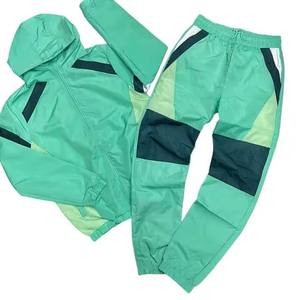 Nouvelle conception plusieurs couleurs hommes coupe-vent ensemble anti-rides respirant poids léger conceptions uniques coupe-vent ensemble pour les femmes - Product Image 5