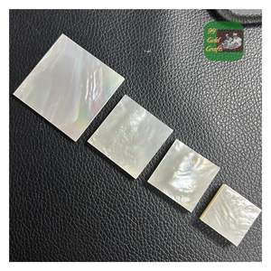Lámina de Nácar Natural Blanca al por Mayor, Forma Cuadrada, Doble Cara Plana, para Manualidades, Incrustaciones en Muebles - Product Image 2