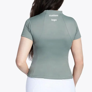 Good Quality Equestrian Clothing Womens <b>Long</b> <b>Sleeves</b> <b>Base</b> <b>Layers</b> Lady Equestrian Horse Riding Shirts Top Show Shirt - Product Image 5