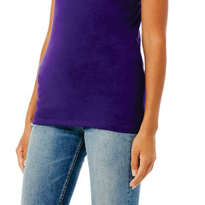 T-shirt à col rond de qualité supérieure Slim Fit pour femmes sur mesure, vêtements décontractés confortables et élégants en plusieurs tailles et couleurs - Product Image 5