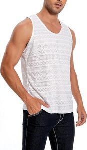 เสื้อกล้ามถักคอวีแขนกุดสำหรับผู้ชาย, เสื้อกล้ามถัก100% โพลีเอสเตอร์สีพื้นระบายอากาศลำลองกลางแจ้งพิมพ์ลายถ่ายเทความร้อนเป็นมิตรกับสิ่งแวดล้อม - Product Image 4